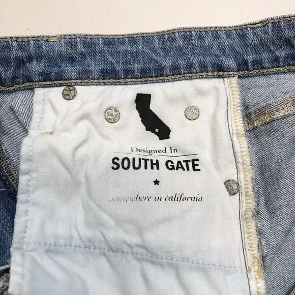 AG Adriano Goldschmied The Erin Distressed Denim Pencil Skirt Size 26R - Picture 9 of 10